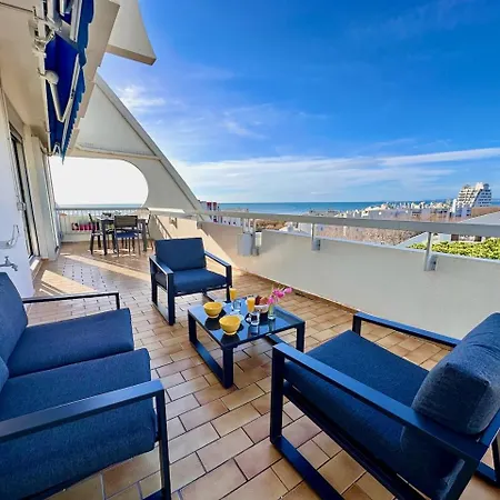 Apartment Pgh N9- Vue Mer, 100m De La & Parking Prive La Grande-Motte